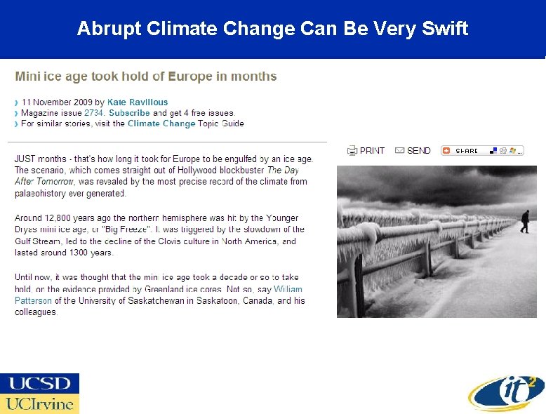Abrupt Climate Change Can Be Very Swift 