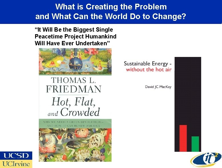 What is Creating the Problem and What Can the World Do to Change? “It