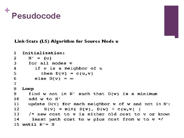 + Pesudocode 