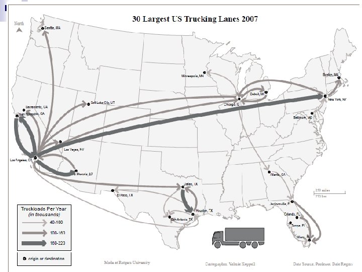 Biggest Freight Lanes 