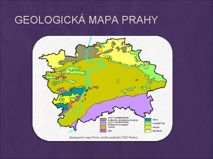 GEOLOGICKÁ MAPA PRAHY 