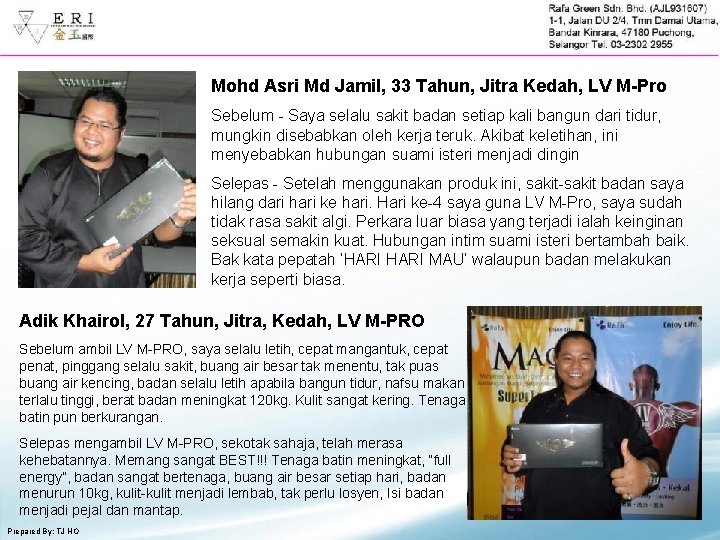 Mohd Asri Md Jamil, 33 Tahun, Jitra Kedah, LV M-Pro Sebelum - Saya selalu