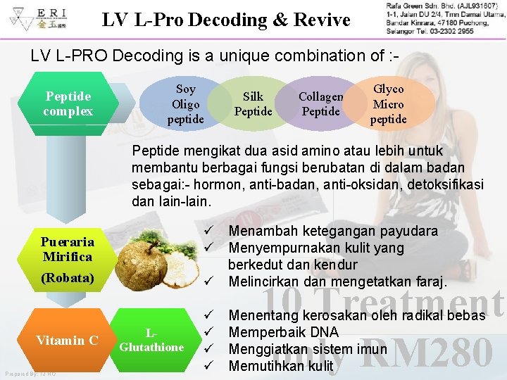 LV L-Pro Decoding & Revive LV L-PRO Decoding is a unique combination of :