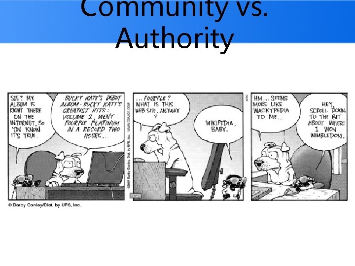 Community vs. Authority 