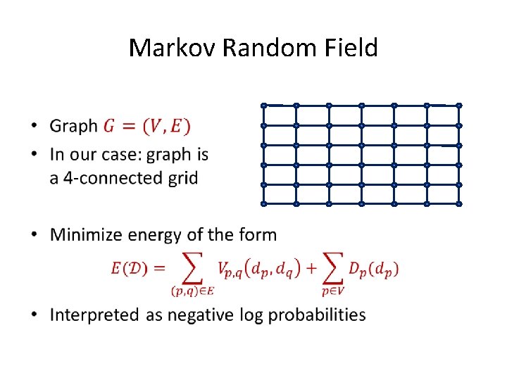 Markov Random Field • 