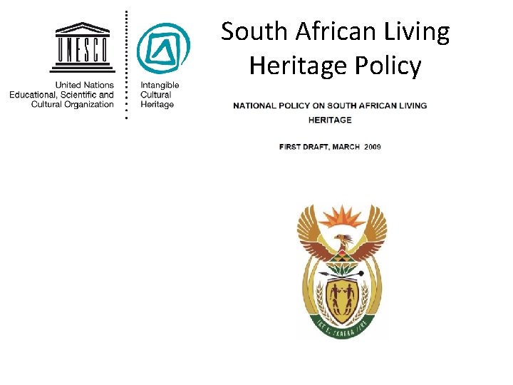 South African Living Heritage Policy 