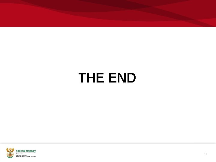 THE END 8 