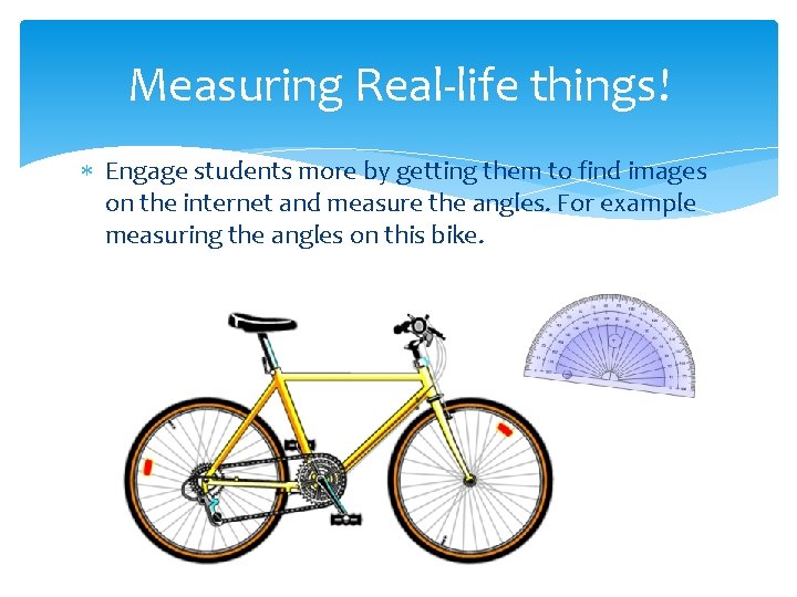 Measuring Real-life things! Engage students more by getting them to find images on the