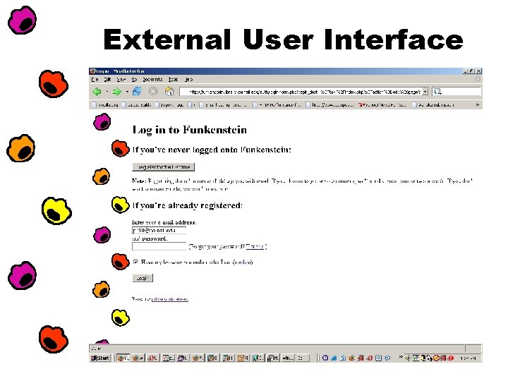 External User Interface 