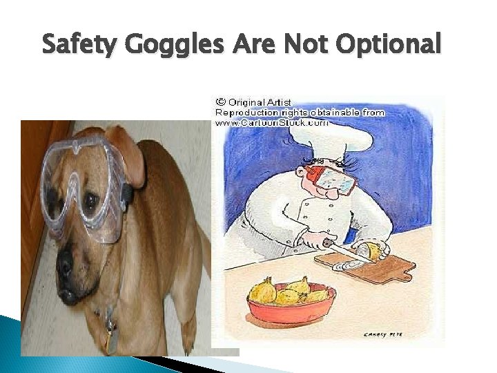 Safety Goggles Are Not Optional 
