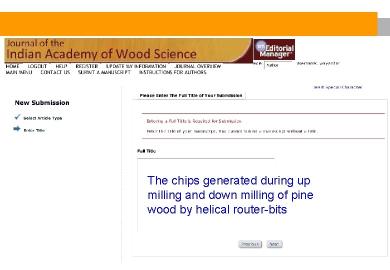 The chips generated during up milling and down milling of pine wood by helical