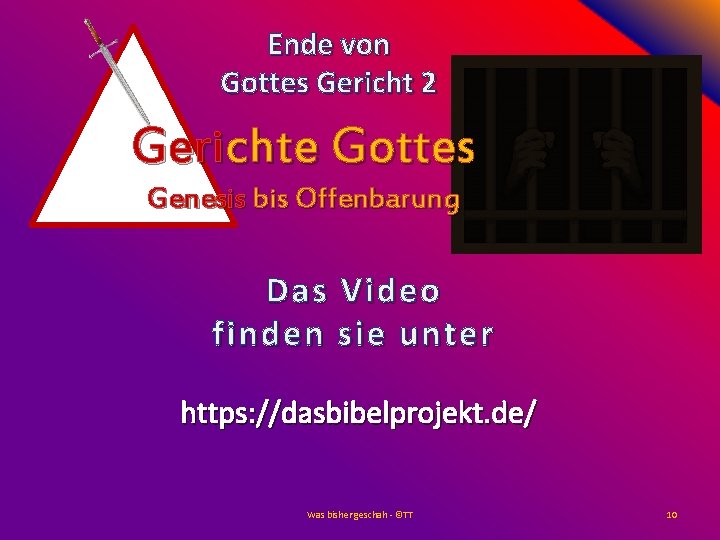 Ende von Gottes Gericht 2 Gerichte Gottes Genesis bis Offenbarung Das Video finden sie