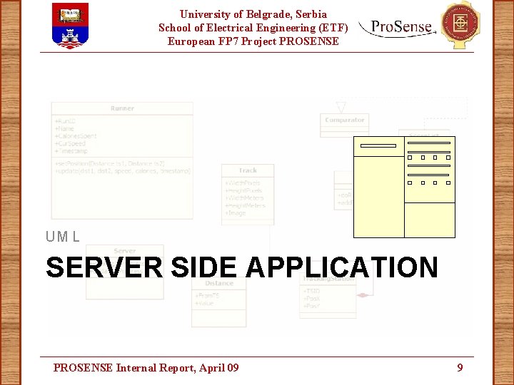 University of Belgrade, Serbia School of Electrical Engineering (ETF) European FP 7 Project PROSENSE