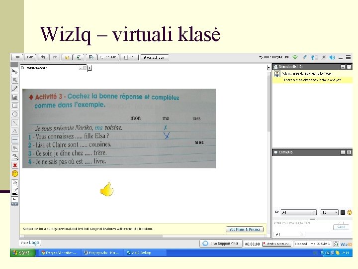 Wiz. Iq – virtuali klasė 