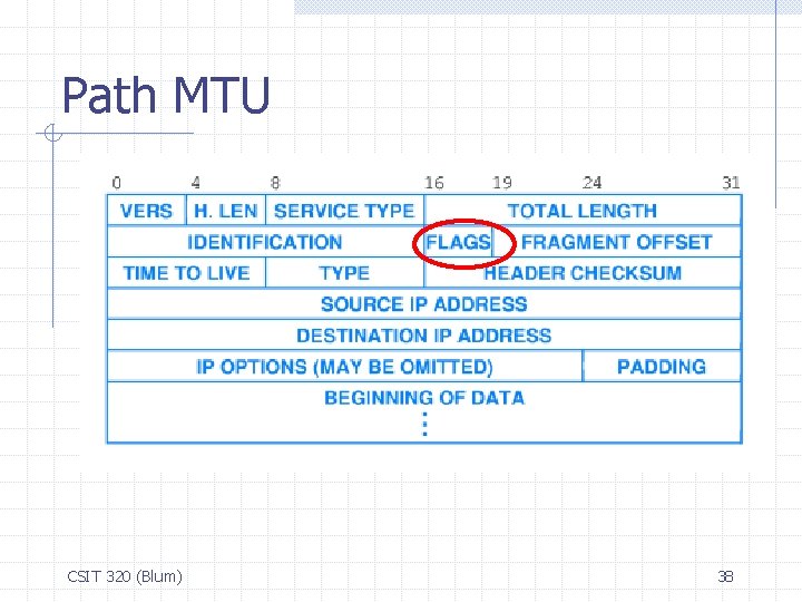 Path MTU CSIT 320 (Blum) 38 