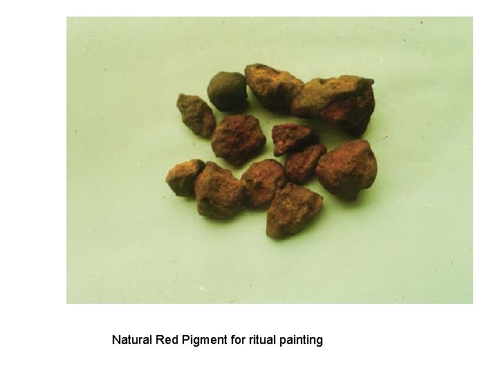 Natural Red Pigment for ritual painting 