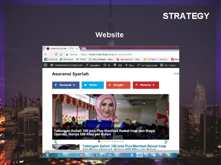 STRATEGY Judul Sub Judul Website 