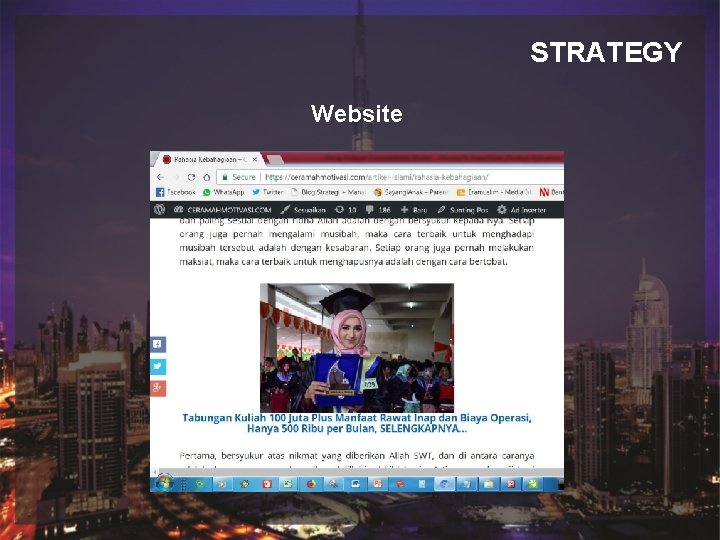 STRATEGY Judul Sub Judul Website 