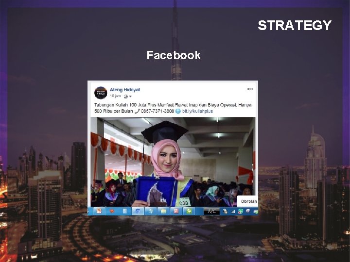 STRATEGY Judul Sub Judul Facebook 