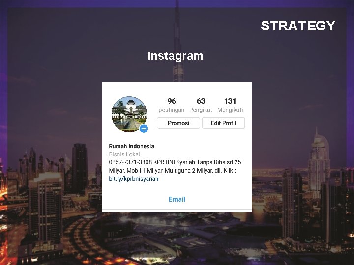 STRATEGY Judul Sub Judul Instagram 