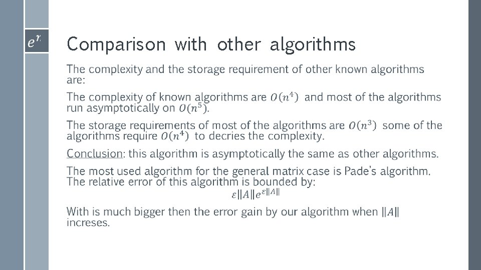 Comparison with other algorithms › 