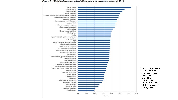Ryc. 5 –Everis Spain S. L. U. – Madrid, Patent costs and impact on