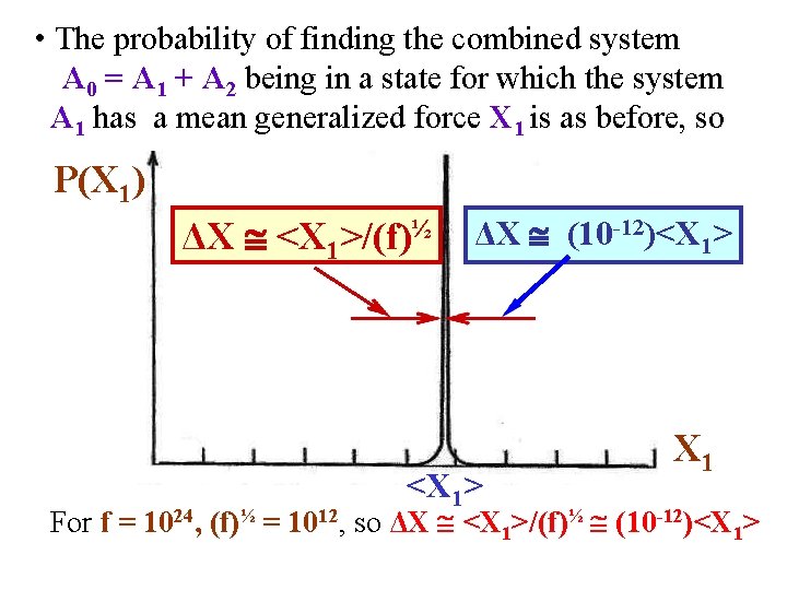  • The probability of finding the combined system A 0 = A 1