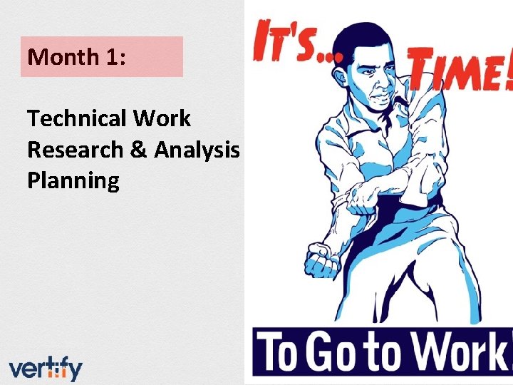 Month 1: Technical Work Research & Analysis Planning 