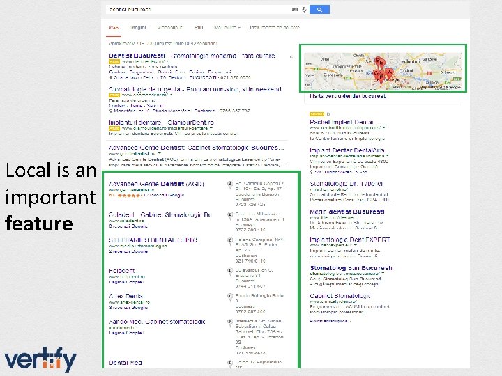 Local is an important feature 