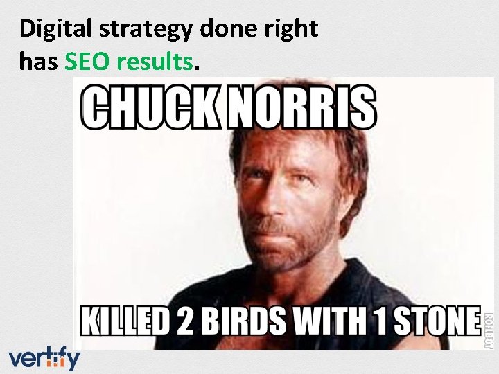 Digital strategy done right has SEO results. 