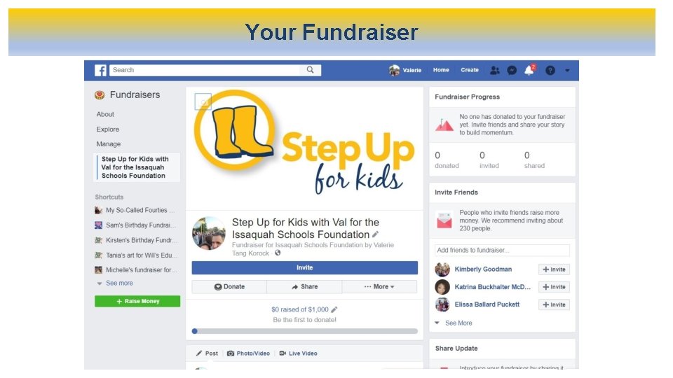 Your Fundraiser 