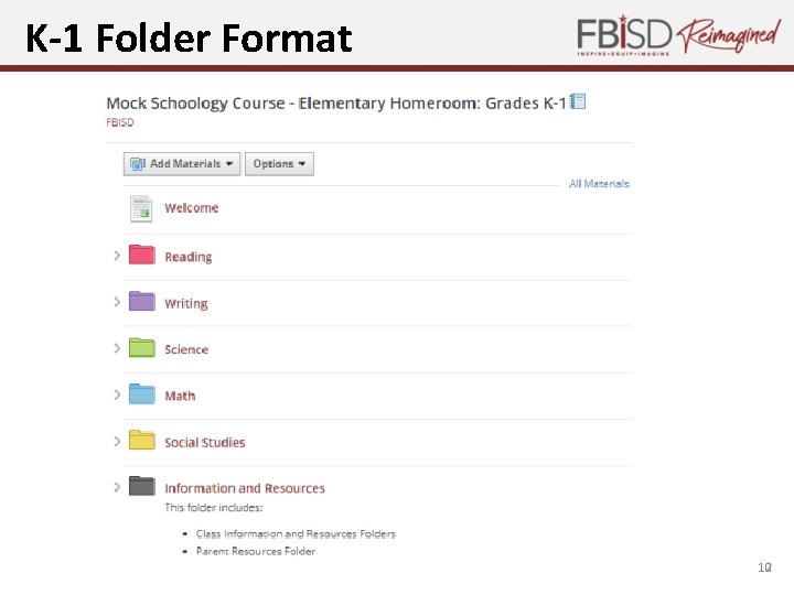 K-1 Folder Format 10 