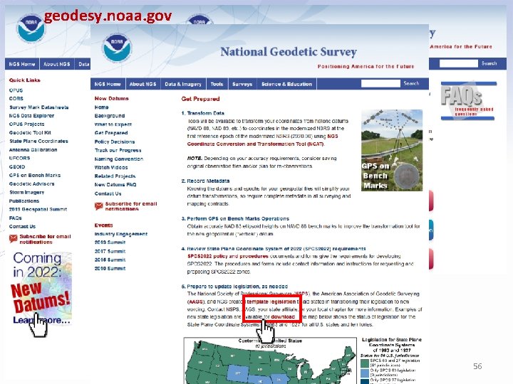 geodesy. noaa. gov 56 geodesy. noaa. gov 56