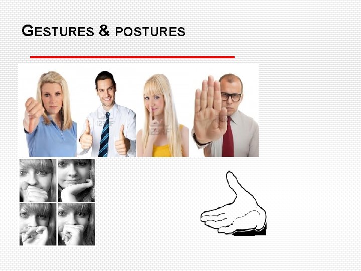 GESTURES & POSTURES 