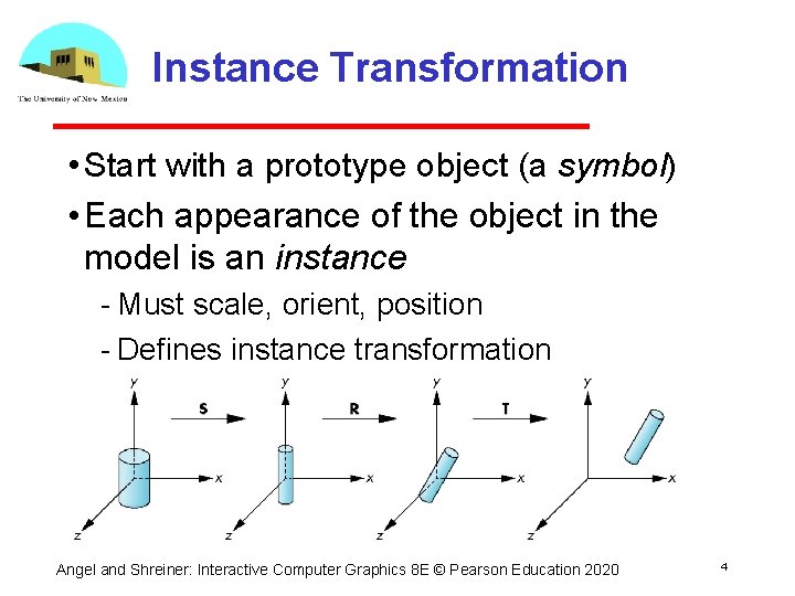 Instance Transformation • Start with a prototype object (a symbol) • Each appearance of