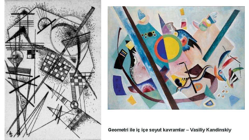 Geometri ile iç içe soyut kavramlar – Vasiliy Kandinskiy 