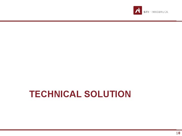 TECHNICAL SOLUTION 10 