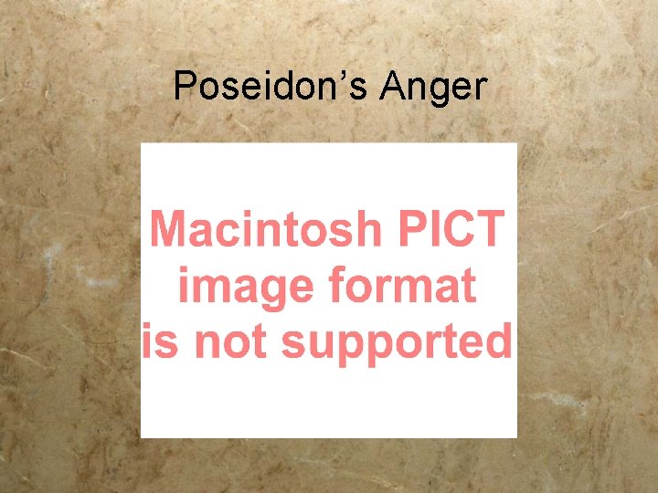 Poseidon’s Anger 