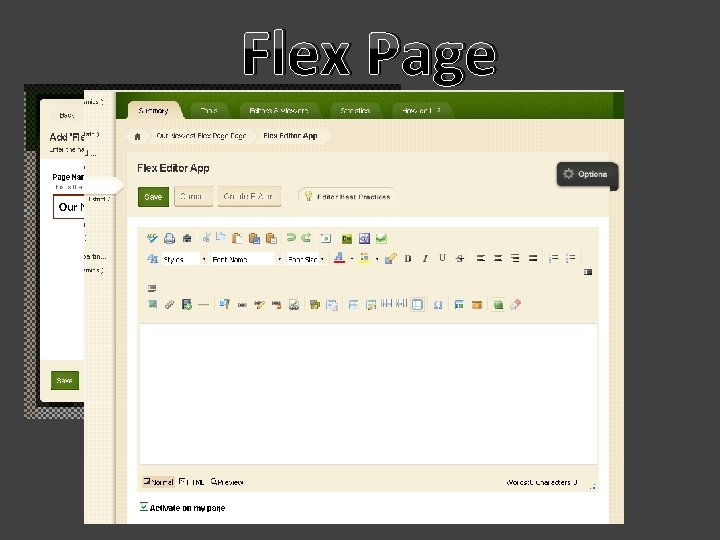 Flex Page 