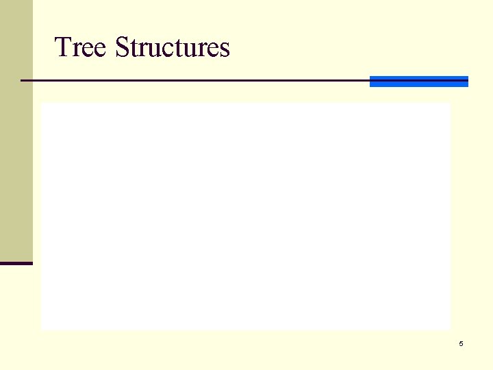 Tree Structures 5 