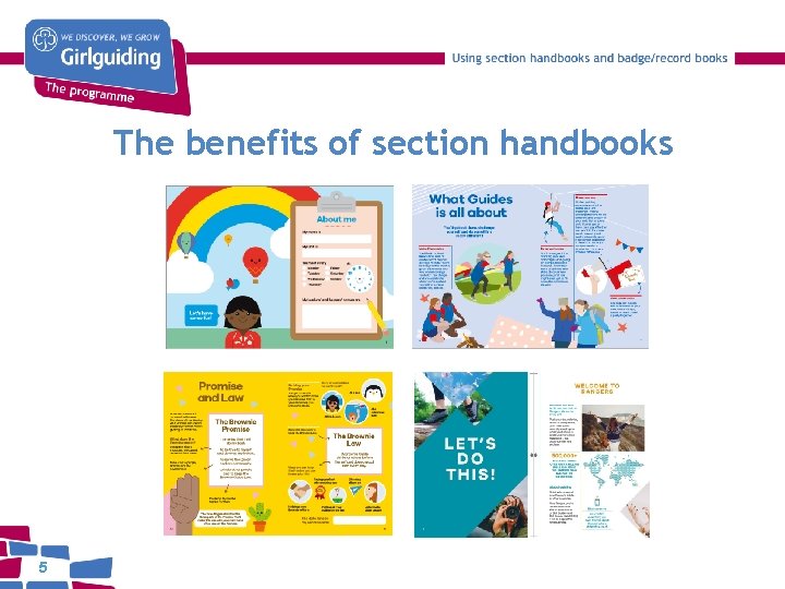 The benefits of section handbooks 5 