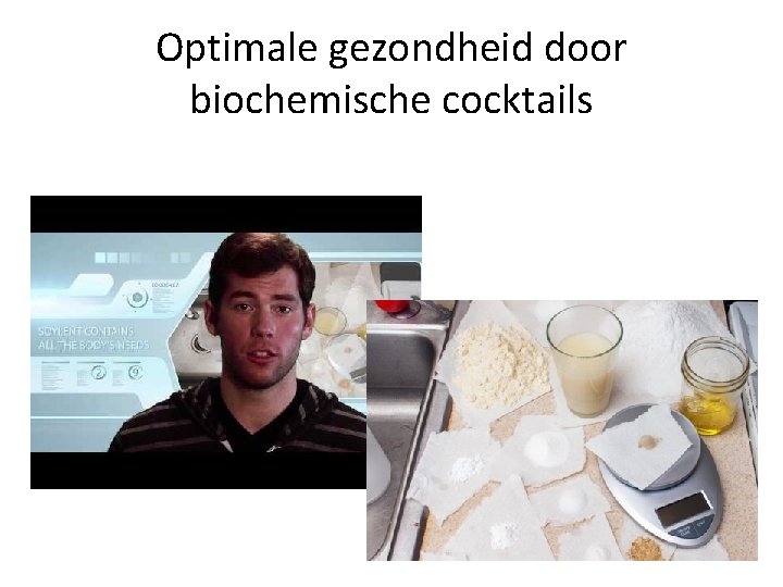 Optimale gezondheid door biochemische cocktails 