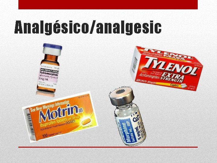 Analgésico/analgesic 