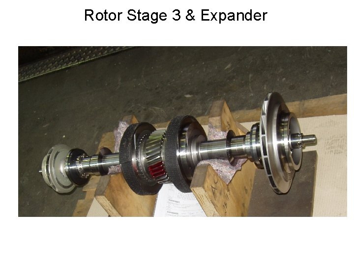 Rotor Stage 3 & Expander 