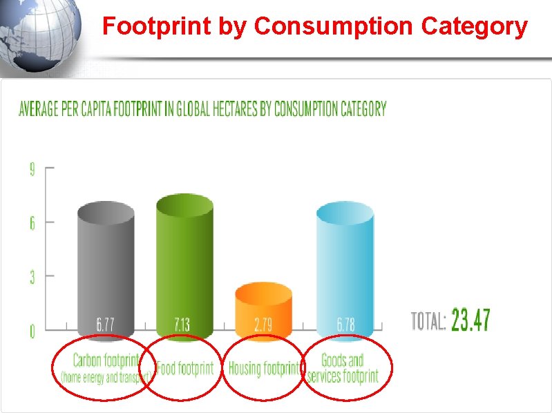 Footprint by Consumption Category 