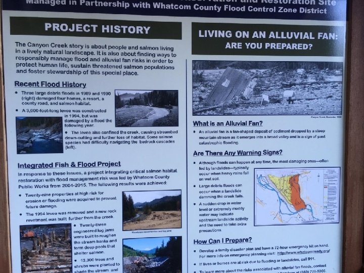 Special flooding problems n n building in the path of over-land flow bank erosion