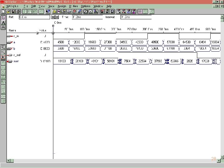 ADDER SCHEMATIC VHDL Behavior modeling 4 bit carry