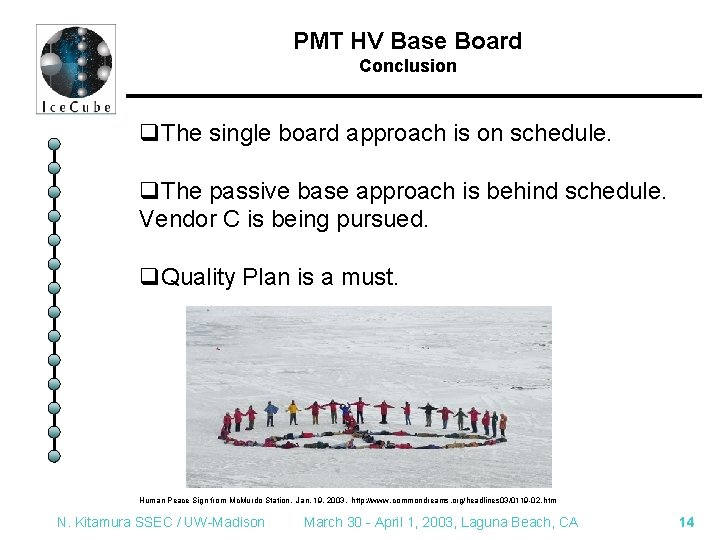 PMT HV Base Board Conclusion q. The single board approach is on schedule. q.