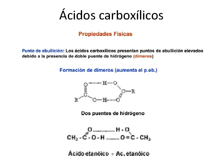 Ácidos carboxílicos 