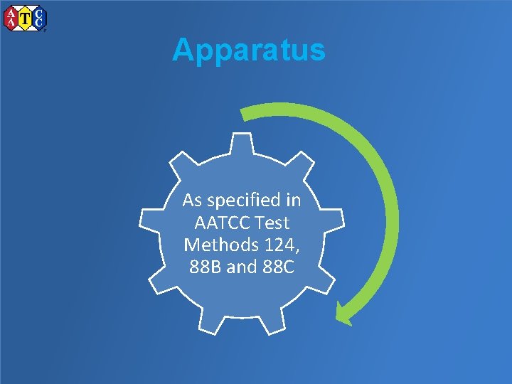 Apparatus As specified in AATCC Test Methods 124, 88 B and 88 C 